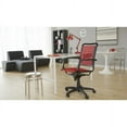 thumbnail image 3 of 45" Black and Red Flat Bungee Cord High Back Office Chair, 3 of 6