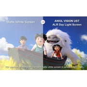 AWOL VISION 120 Ambient Light Rejecting Screen for Ultra Short Throw Projector, Fresnel Screen for Bright Daylight Room