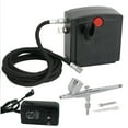 thumbnail image 2 of Airbrush Kit Compressor, Dual Action Spray Air Brush Gun Set, 2 of 3