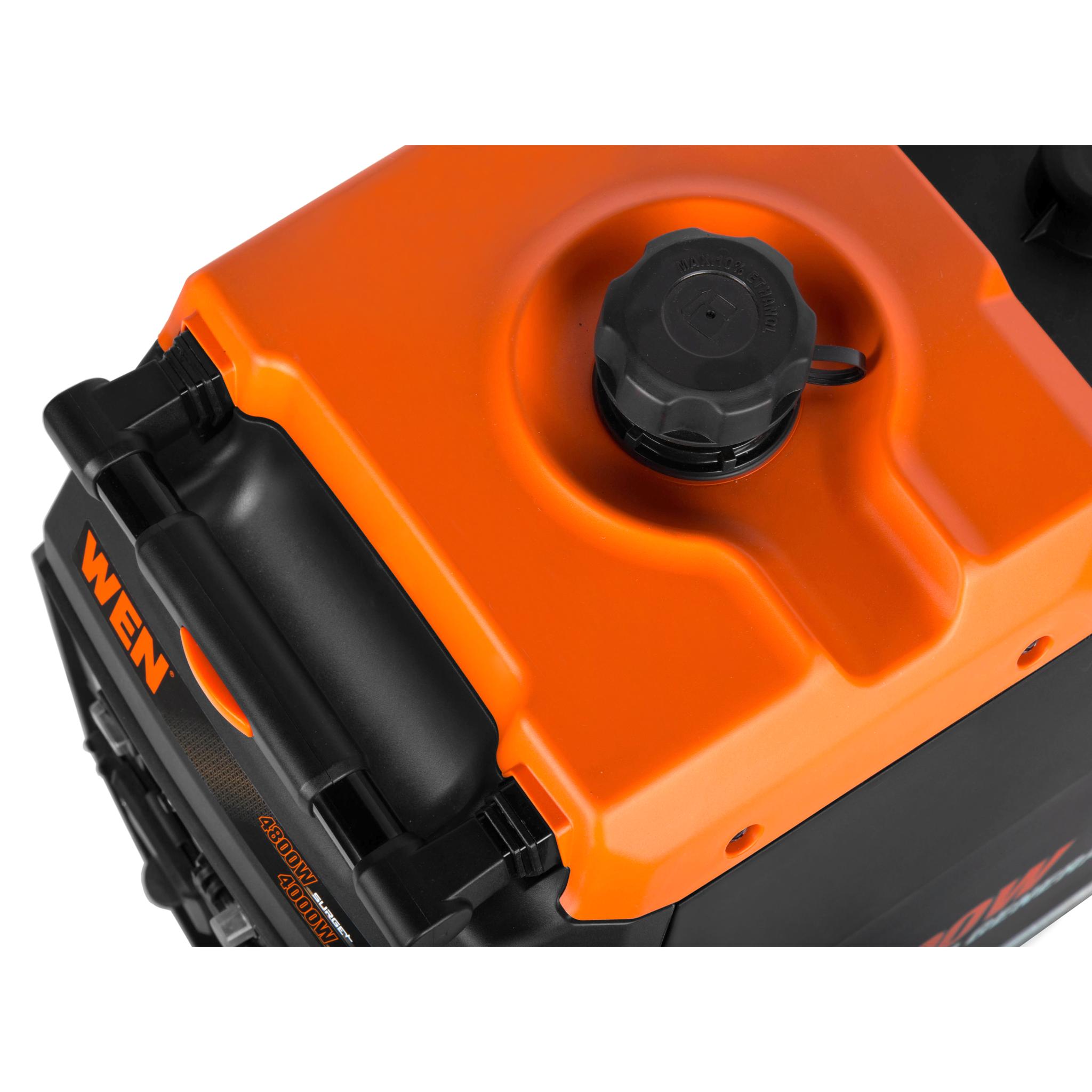 WEN Quiet and Lightweight 4800-Watt Dual Fuel RV-Ready Electric Start Portable Inverter Generator with Fuel Shut Off and CO Watchdog (DF480iX)
