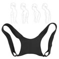 thumbnail image 3 of Cinturón de corrección jorobada ajustable unisex Corrector de postura Corrector de alivio del dolor de espalda Negro Tamaño libre, 3 of 8