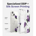 thumbnail image 3 of Ringke Fusion Design Compatible with iPhone 14 Plus Case, Transparent 3D Print Design Hard Back with Shockproof Clear Bumper Cover - Purple Rose, 3 of 11