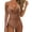 Brown, variant on WEHUSE Women Slimming Tummy Control One Piece Swimsuit Sexy Bathing Suit