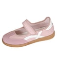 thumbnail image 7 of HEWUQI Slip on Mary Jane for Women Comfortable Ballet Sneakers Color Blocking Casual Non Slip Breathable Flats Walking Shoes Red Size 6, 7 of 7