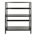 thumbnail image 3 of Winsome Leo 2-Section Wide Open Shelf, Espresso Finish, 3 of 9