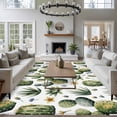thumbnail image 3 of Watercolor Cactus Area Rugs 5x7 ft Spring Floral Plants Countryside Washable Rug Non Slip Indoor Carpet Absorbent Floor Mat for Living Room Bedroom Dining Room, 3 of 9