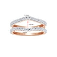 thumbnail image 3 of Round White Cubic Zirconia Enhancer Guard Ring 14K Rose Gold Ring Size - 7, 3 of 3