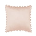 thumbnail image 4 of Square Pompoms Pack of 2 Throw Pillowcases, Solid Colors, 7 Colors (With/Without Inserts) (Double Sides), 4 of 7