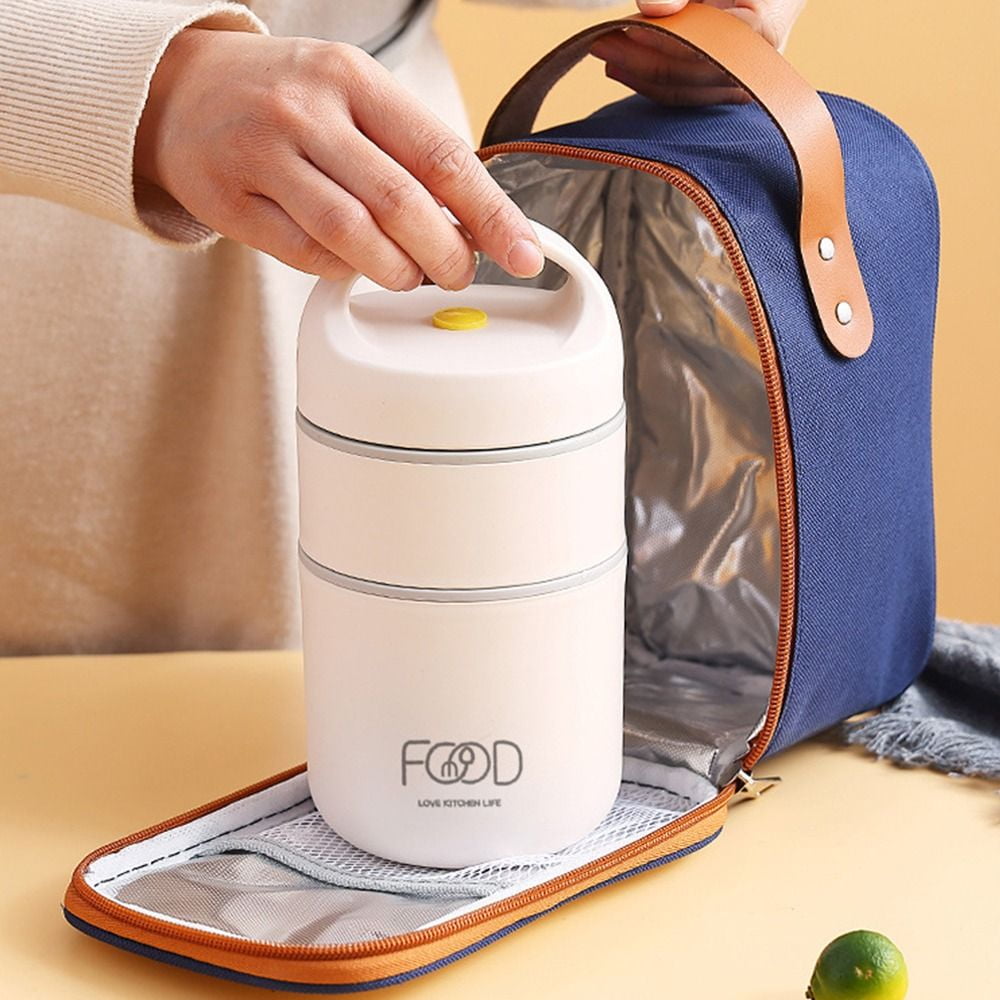Small Insulated Lunch Box Soup Cup Office Worker Water Bottle Cup