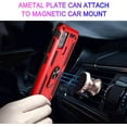 thumbnail image 4 of REQO for Samsung Galaxy A21s Case with Tempered Glass Screen Protectors, Military-Grade Metal Ring Kickstand 15ft Drop Tested Shockproof Cover for Samsung Galaxy A21s Red, 4 of 8