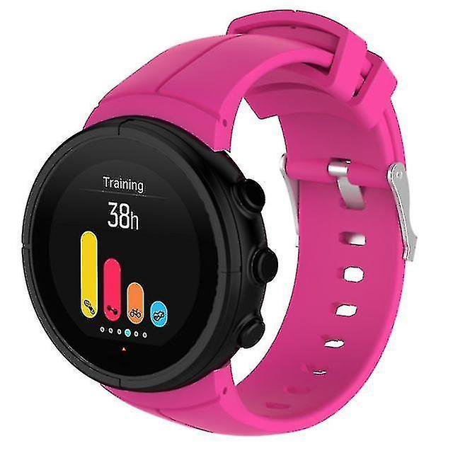 Correa de reloj de silicona de repuesto para correa de silicona SUUNTO Spartan Ultra Red Pink XianweiShao 8390612627996