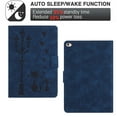 thumbnail image 5 of for iPad 5th/6th/9.7 2017/2018 Folio Flip Case, Embossed PU Leather Case with Smart Auto Wake / Sleep Function & Adjustable Stand (3 Anti-Slip Strips) with Card Slots Protective Cover, Blue, 5 of 5