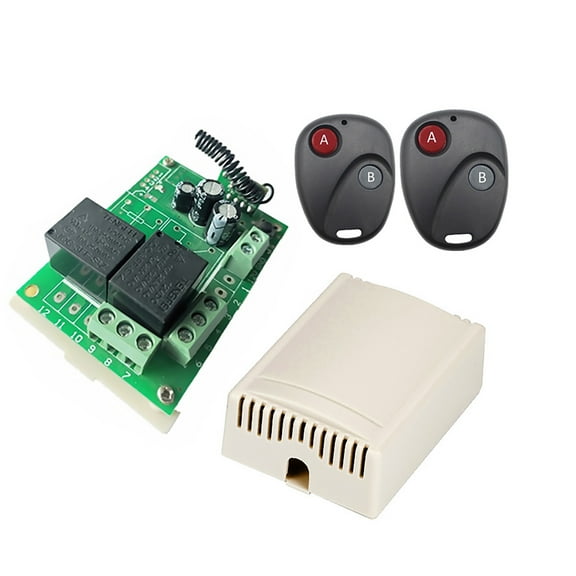 Wireless Remote Control Relay Operates DC12V Devices, 50m Range for Auto Lighting Kits, Boat Lighting