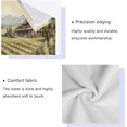 thumbnail image 4 of Coolnut Village Path Bathroom Towel Set of 3 with Hand Towel, Wash Cloths & Bath Towel, Extra Aborbent Soft Towels Set Decor for Bathing Home Shower Wash cloth, 4 of 7