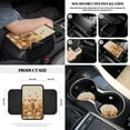 thumbnail image 5 of Renewold Highland Cow Pumpkin Sunflower Maple 12 Pack Car Accessories with Front Seat Cover Steering Wheel Seatbelt Rearview Mirror Cover Armrest Mat Trash Can Mount Pocket Cup Holder Keychain, 5 of 7