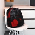 thumbnail image 6 of Fotbe Black Dog Red Background Lightweight Casual Laptop Backpack for Men and Women, Daily use Waterproof backpack, Backpack for College, 6 of 7