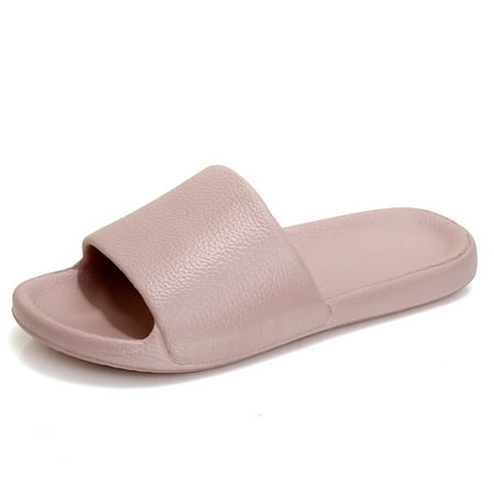 

New Japanese Style Simple Slippers Summer Wearing Eva Slippers Couple Bathroom Non-Slip Leather Sandals for Men