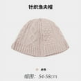 thumbnail image 6 of SikaFu Hat Women's Winter Knitted Fisherman Hat Korean Fashion Versatile Woolen Hat Korean Edition Warm Ear Protection Display Face Small Bowl Hat, 6 of 9