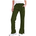 thumbnail image 6 of Womens Elastic High Waisted Palazzo Pants Casual Wide Leg Long Lounge Pants Spring Flowy Trousers with Pockets Ladies Comfy Plus Size Trendy Outfits Lightweight Cute Fashion Dressy Clothes, 6 of 6