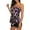 Purple, variant on Puntoco Womens swimsuits clearance,Women'S Bow Tie Print Swimsuit Beach Style Sexy Swimsuit and Shorts Red