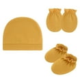 thumbnail image 6 of ROZYARD Newborns Protective Headwear Set Soft Gloves Booties Scratches Proof Design, 6 of 20