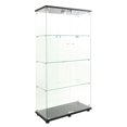 thumbnail image 5 of Glass Display Shelving | 4 Shelves, LED Lights, Easy to Set Up | Tempered Glass Material | Protect Collectibles from Dust, 5 of 6