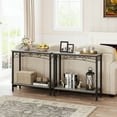 thumbnail image 6 of Console Table, Narrow Entryway Table, Industrial Sofa Table with Storage, Hallway Table for Living Room/Entrance Table for Entryway, Hallway, Foyer, Corridor, 6 of 8