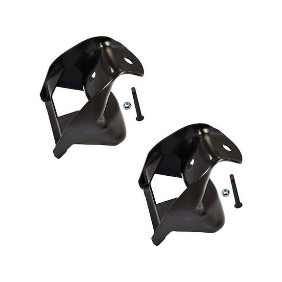 Rear Rearward Leaf Spring Hanger Set - Compatible with 1996 - 2015 Chevy Express 2500 RWD 1997 1998 1999 2000 2001 2002 2003 2004 2005 2006 2007 2008 2009 2010 2011 2012 2013 2014