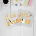 thumbnail image 3 of Hello 2025 Persian Celebrates Happy New Year Firework Balloon Cutout Transfer Sticker Cat Lover Kitten Owner Gifts Transparent Decal Art Decor - 02024, 3 of 5