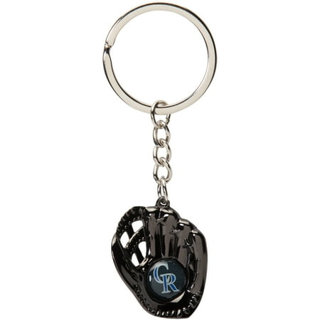 Colorado Rockies Baseball Glove Team Keychain - No Size