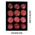 thumbnail image 6 of 12PCS Vintage Christmas Tree Ornaments Living Room Decor, Christmas Tree Decor Ornaments, Christmas Decorations Indoor Fall Decorations for Home Garland Decor, 6 of 6