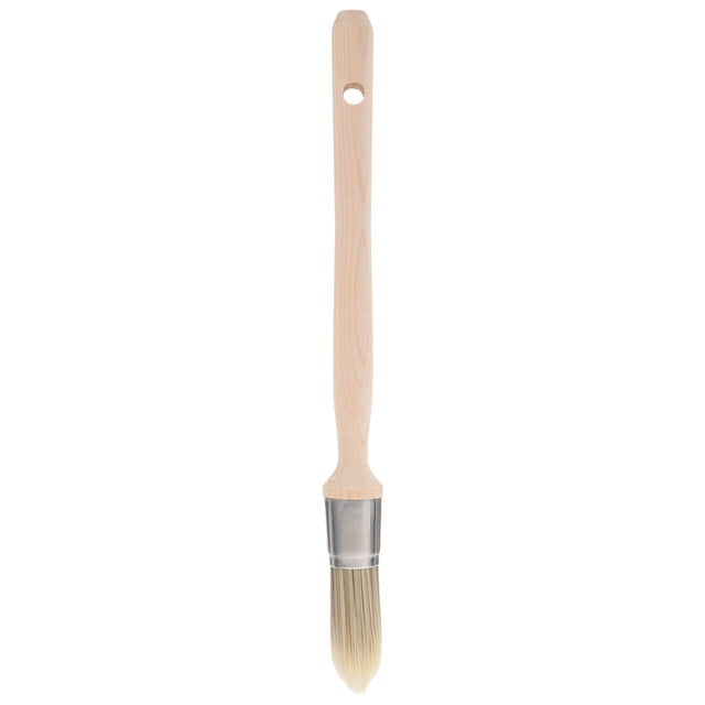 Trim Paint Brush Edge Painting Tool with Wooden Handle Round Corner Paint Brush