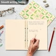 thumbnail image 4 of FORMRS 1-Subject Spiral Notebook 8" x 5" College Ruled 60 Refillable Sheet A5 Hard Cover, 2 Pack, Light Green Geometric, 4 of 7