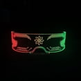 thumbnail image 3 of Gafas LED con tecnología Cyberpunk Gypsophila, festival de música eléctrica, barra de destellos, fiesta de baile KTV, 3 of 6