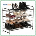 thumbnail image 1 of Bextsrack 4 Layers shoe rack for entryway Shoe Rack Organizer Closet Shoe Rack in Kitchen-(Bronze), 1 of 7