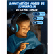 thumbnail image 2 of Auriculares Bluetooth Diadema Inalámbricos 45h Para Niños Negro Azul, 2 of 5