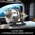 thumbnail image 2 of Aircraft Engine Building Kit, Mechanical Aviation Turbojet Engine Model Kit That Runs, Collectible Blocks Kit,Science Education STEM Set (564 PCS), 2 of 6