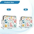 thumbnail image 4 of FORMRS 15"-15.6" Laptop Sleeve Protective Case Soft Carrying Quilted Computer Bag Cover, Cute Easter Eggs, 4 of 7