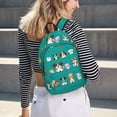 thumbnail image 7 of Balery Cartoon Dogs Vintage Canvas Backpack for Men and Women - Large Capacity, Durable Travel Laptop Bag for School, Work, Hiking, and Outdoor Activities, 7 of 7