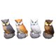 thumbnail image 1 of Mini estatua de búho, 4 Uds., espantapájaros, búho artificial, señuelo, escultura, accesorios de jardín de hadas, suministros, macetas para plantas de micropaisaje, 1 of 5