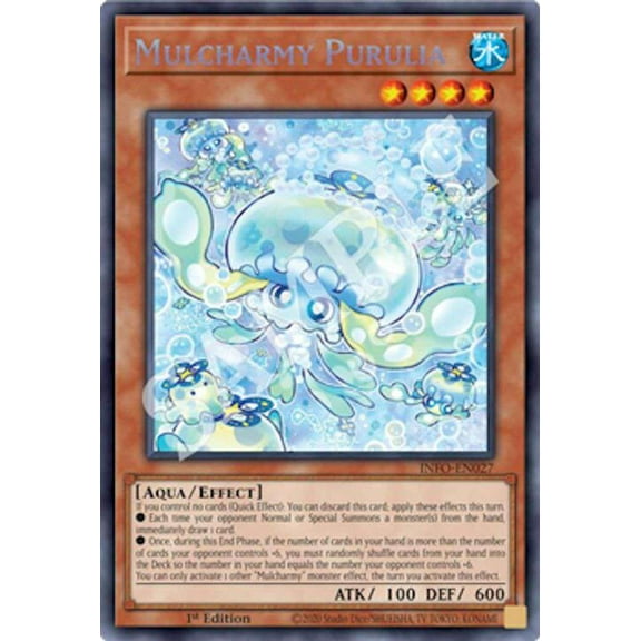 YuGiOh The Infinite Forbidden Secret Rare Mulcharmy Purulia INFO-EN027