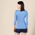 thumbnail image 3 of walmart Essentials Womens 3/4 Sleeve Boatneck T-Shirt, 3 of 8