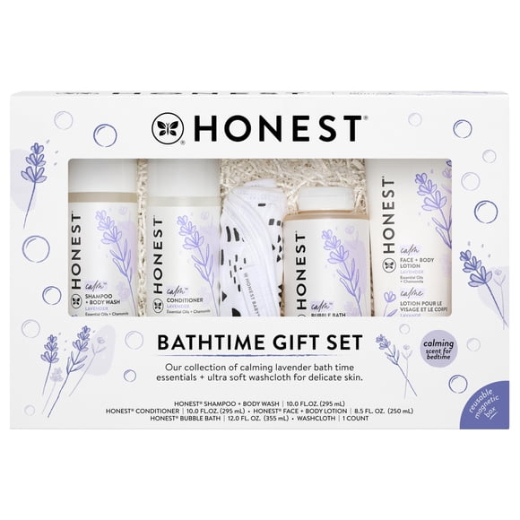 Set de regalo para la hora del baño The Honest Company Calming Lavender