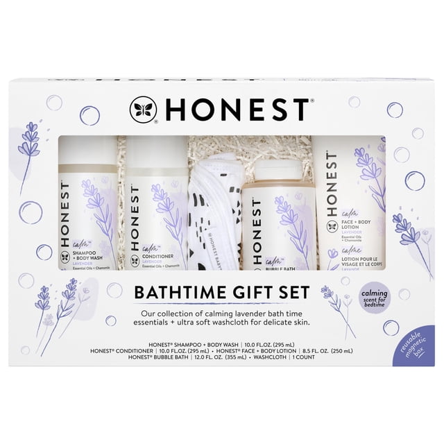 Set de regalo para la hora del baño The Honest Company Calming Lavender