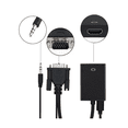 thumbnail image 4 of Convertidor de Video VGA a HDMI Audio Adaptador HD Full 1080p BLOOSOM, 4 of 5