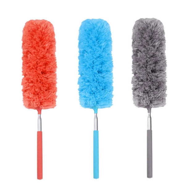 Bolsa 5 cepillos para polvo de microfibra de extensión ajustable Wdftyju naranja