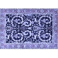 thumbnail image 1 of Ahgly Company Machine Washable Indoor Rectangle Animal Blue Traditional Area Rugs, 5' x 7', 1 of 4