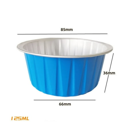 

10Pcs/Set Aluminum Foil Tin Cup Cake Cups Baking Mould Cup Muffin Cupcake Cups
