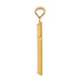 thumbnail image 2 of 14k 3-D Polished Hollow Cross Pendant K3606, 2 of 3