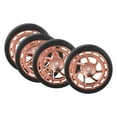 thumbnail image 2 of KLKCMS 4 Pcs Pneus de Voiture RC de Rechange pour Camion RC 1/18 Pcs de Rechange Or, 2 of 9